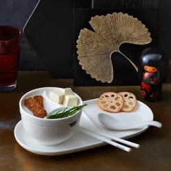 Villeroy & Boch Soup Passion chop sticks, porcelain White Clearance