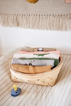 OYOY Sporta bread basket 22x22 cm, Nature Beige Clearance