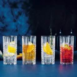 Nachtmann Square long drink glass 4-pack, 44 cl Transparent Outlet