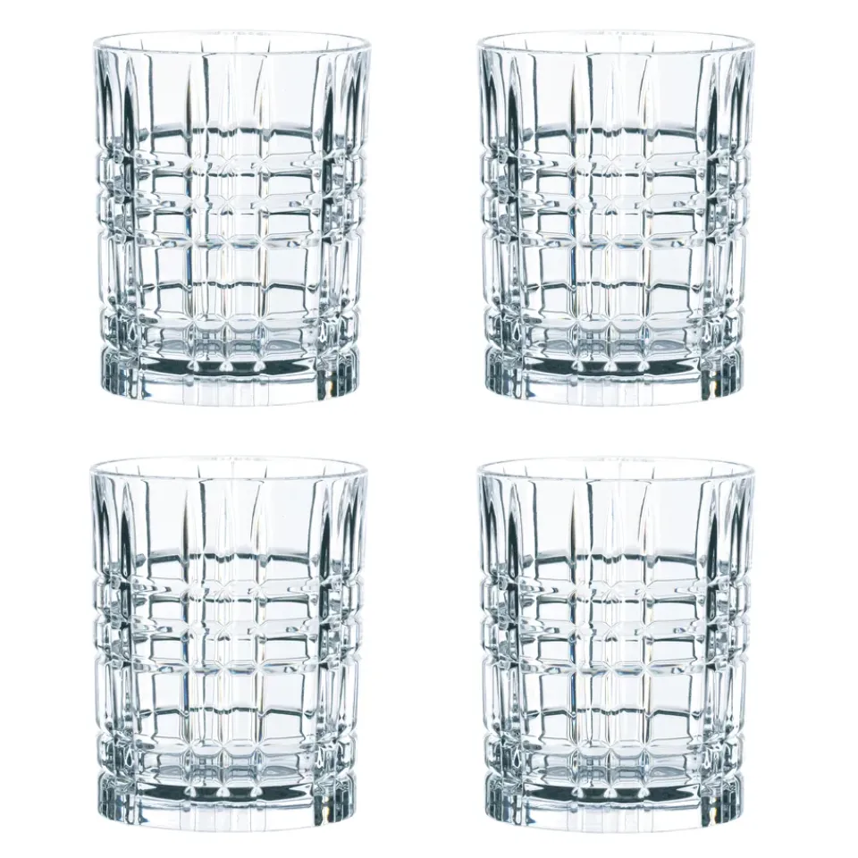 Nachtmann Square whisky glass 34 cl 4-pack, 34 cl Transparent Clearance