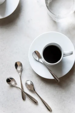 Robert Welch Stanton Bright coffee spoon 8-pack, Stainless steel Silver-coloured Sale