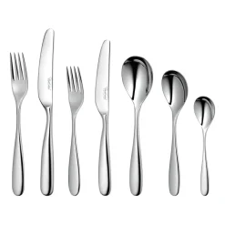 Robert Welch Stanton Bright cutlery, 84 pieces Silver-coloured Hot