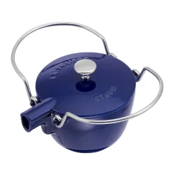 STAUB teapot cast iron round 1.15 L, Dark Blue Online