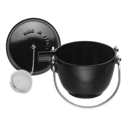 STAUB teapot round 1.15 L, Black Best