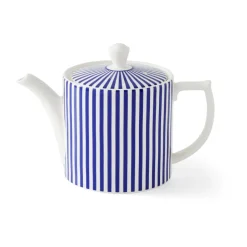 Spode Steccato teapot 1.1 L, Blue-white BlueWhite Clearance