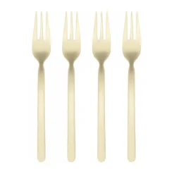 Blomus STELLA dessert fork champagne 4-pack, 15,5 cm Gold-coloured Discount