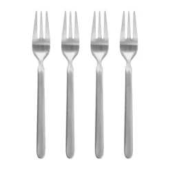 Blomus Stella dessert fork 4-pack, 15.5 cm Silver-coloured Clearance