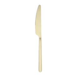 Blomus STELLA dinner knife champagne, 22 cm Gold-coloured