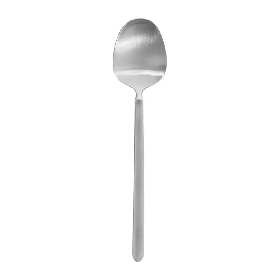 Blomus Stella servering spoon 25 cm, Matt silver Silver-coloured Online