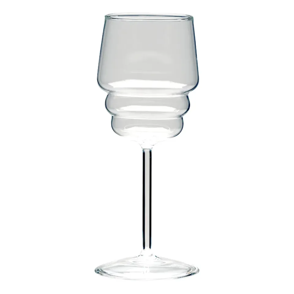 Muurla Steps white wine glass 32 cl, Clear Transparent Best