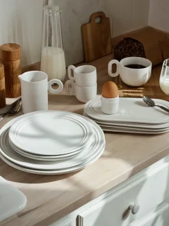 Broste Copenhagen Stevns lunch plate Ø21.7 cm, Chalk White New