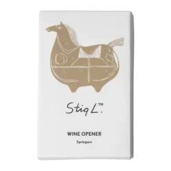 Pluto Design Stig L Springare corkscrew, Gold Gold-coloured New