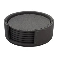 Mojoo Sting coasters Ø12 cm 6-pack, Black Online