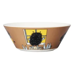 Moomin Arabia Stinky in action Moomin bowl, Brown