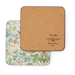 Pimpernel Strawberry Thief coaster 6-pack, Green Multi Online