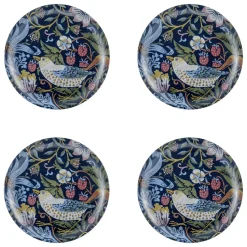 Åry Home Strawberry Thief glass coaster 4-pack, Ø 11 cm Multi Best