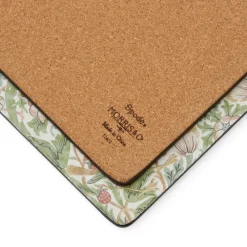 Pimpernel Strawberry Thief Placemats 30x40 cm 4 pack, Green Multi