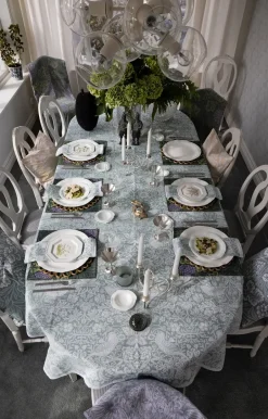 Ekelund Linneväveri Strawberry Thief tablecloth 150x300 cm, Green Outlet
