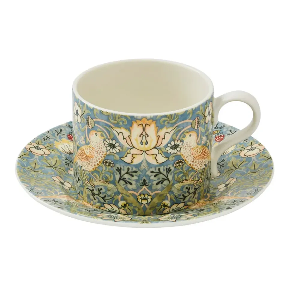 Spode Strawberry Thief teacup with saucer 28 cl, Multi Sale