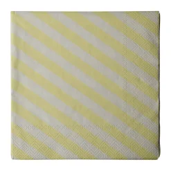 DBKD Stripe paper napkin 33x33 cm 20-pack, Cream BeigeGrey Online