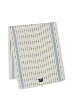 Lexington Striped runner 250x50 cm, Nature white- Blue Outlet