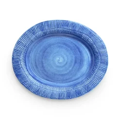 Mateus Stripes platter 30x35 cm, Light Blue New