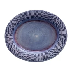 Mateus Stripes platter 30x35 cm, Viol Purple Sale