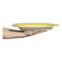 Mateus Stripes platter 30x35 cm, Yellow Online
