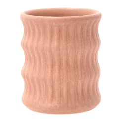 Villa Collection Styles mug with ribbed pattern 30 cl 2-pack, Pink Red Discount