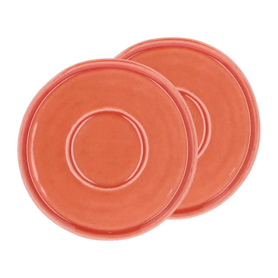 Villa Collection Styles tea saucer Ø13 cm 2-pack, Amber Orange Online