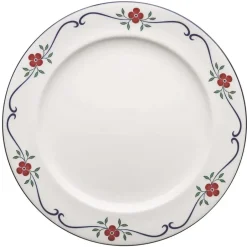 Rörstrand Sundborn plate, 27 cm BlueRed Discount