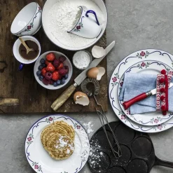 Rörstrand Sundborn plate, 27 cm BlueRed Discount