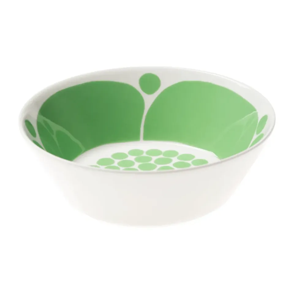 Arabia Sunnuntai deep plate Ø17 cm, Green Clearance