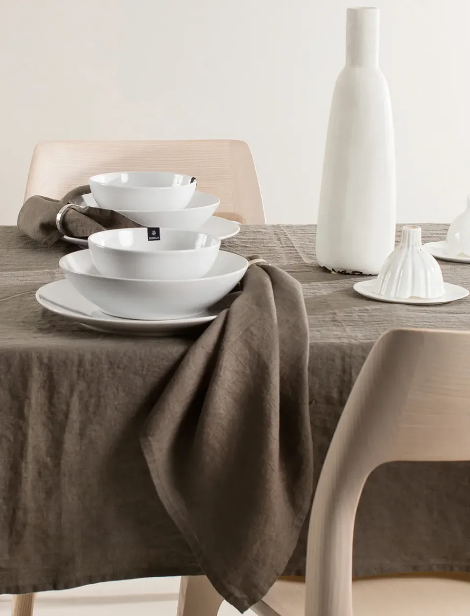 Himla Sunshine napkin 4-pack, Coffee Brown