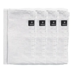 Himla Sunshine napkin 4-pack, White Outlet