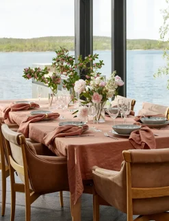 Himla Sunshine tablecloth, Grounded, 145x330 cm Pink Outlet