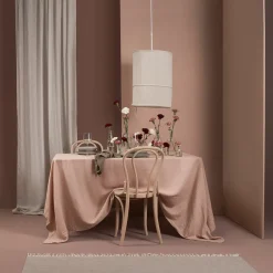 Himla Sunshine tablecloth 145x330 cm, Nude BeigePink Hot