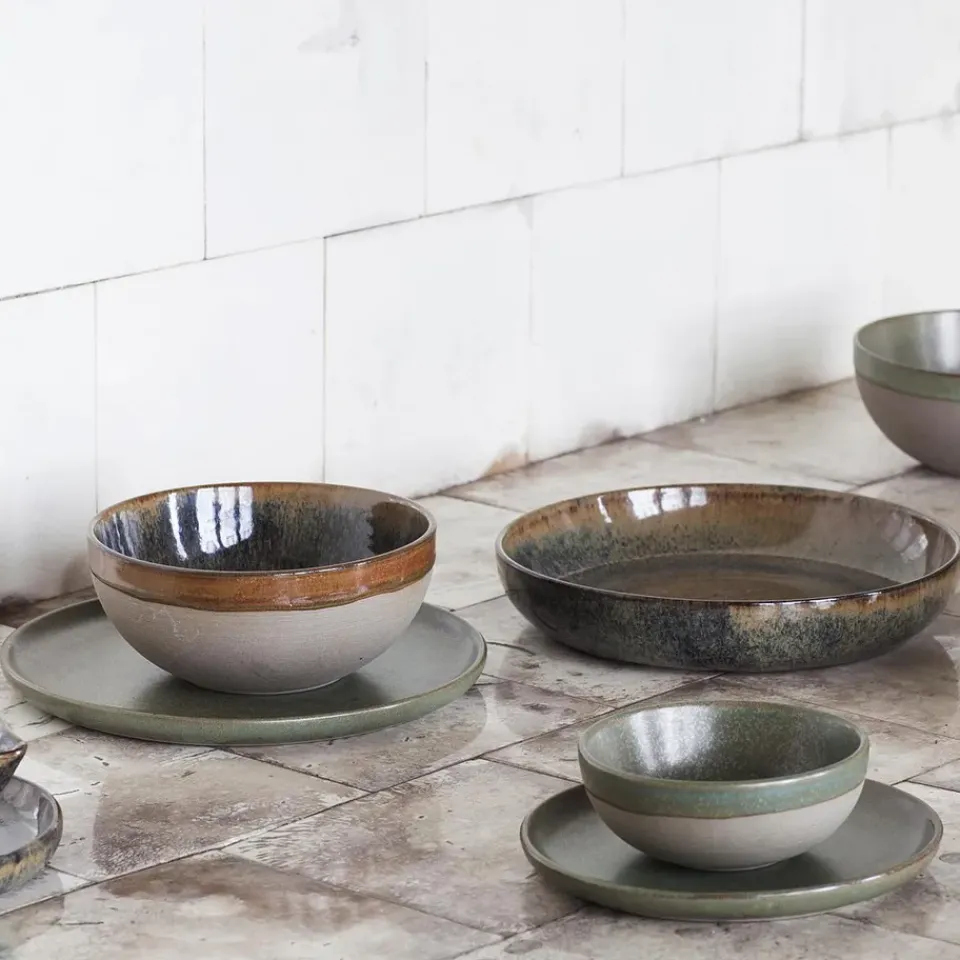 Serax Surface breakfast bowl 11 cm, grey-camo Green Outlet
