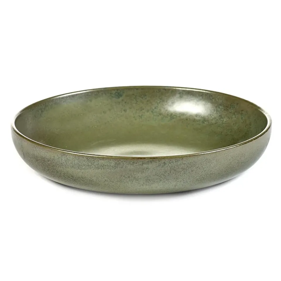 Serax Surface deep plate 21 cm, camo Green Online