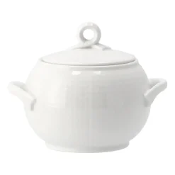 Rörstrand Swedish Grace bowl with lid 40 cl, snow White Outlet