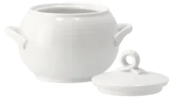 Rörstrand Swedish Grace bowl with lid 40 cl, snow White Outlet