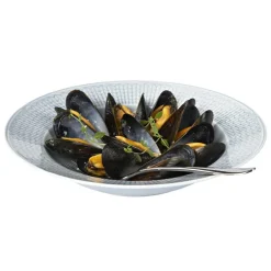 Rörstrand Swedish Grace deep plate Ø25 cm, ice (light ) Blue New