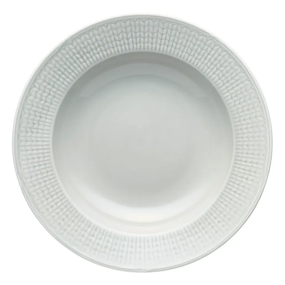 Rörstrand Swedish Grace deep plate Ø25 cm, Mist Grey