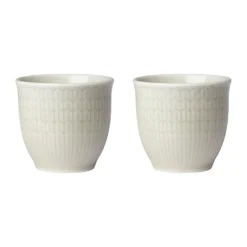 Rörstrand Swedish Grace egg cup 2-pack, Oat Beige Clearance