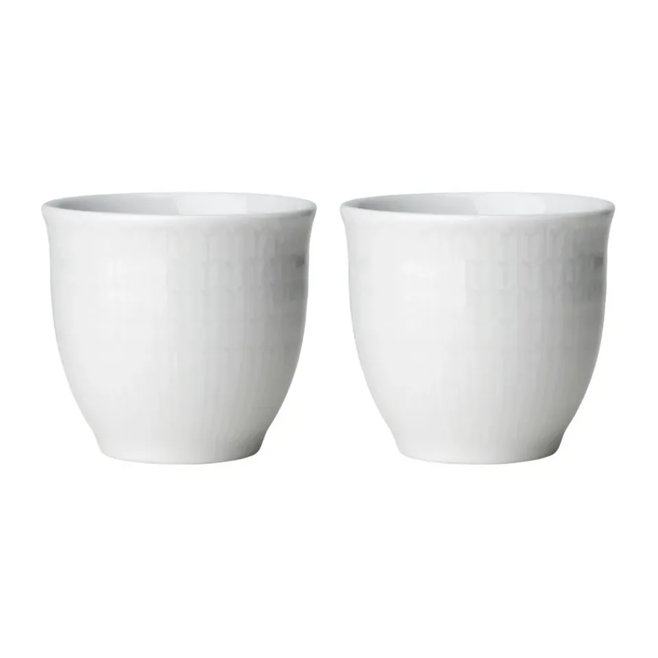 Rörstrand Swedish Grace egg cup 2-pack, Snow White Sale