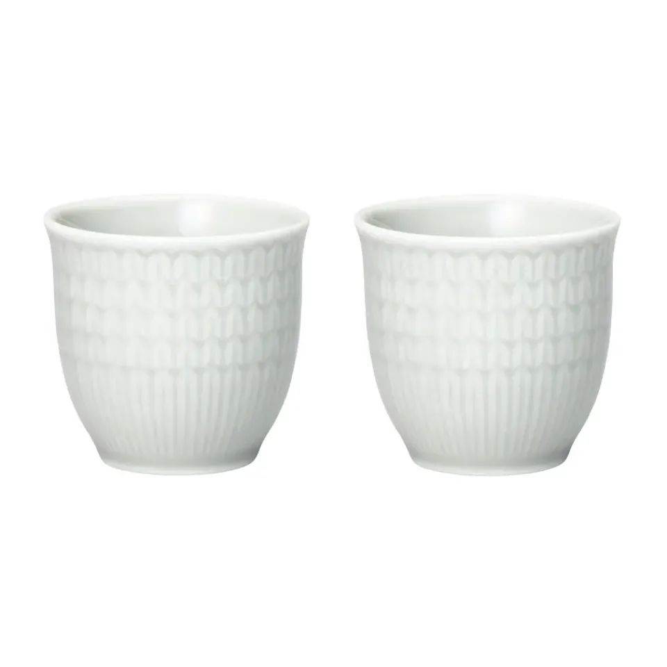 Rörstrand Swedish Grace egg cup 2-pack, Fog Grey