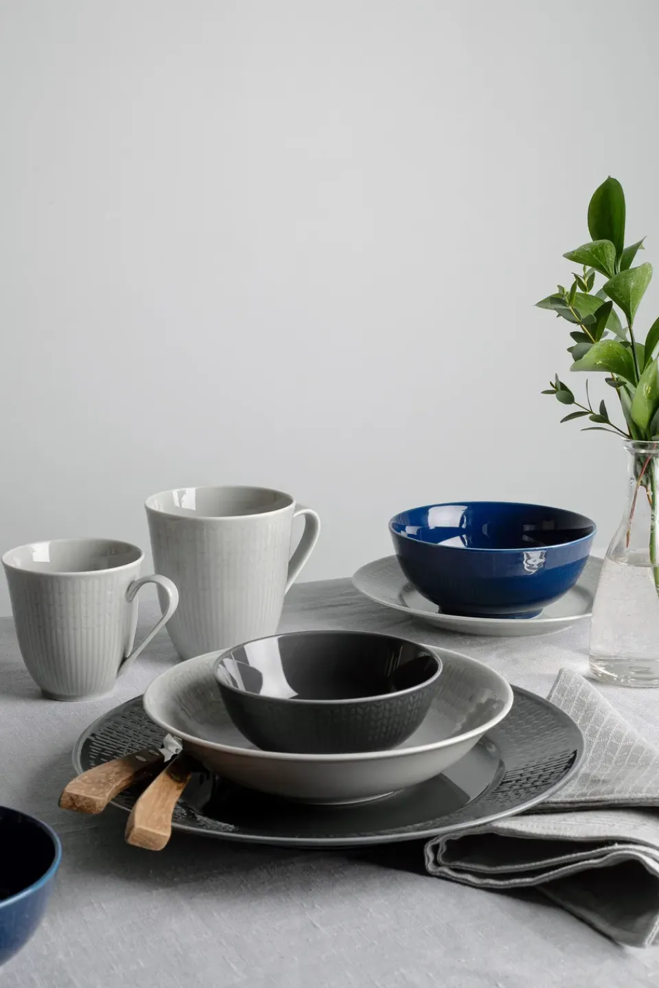 Rörstrand Swedish Grace mug large, Mist Grey New