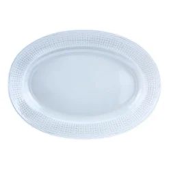 Rörstrand Swedish Grace serving dish oval 32 cm, ice (light ) Blue Sale