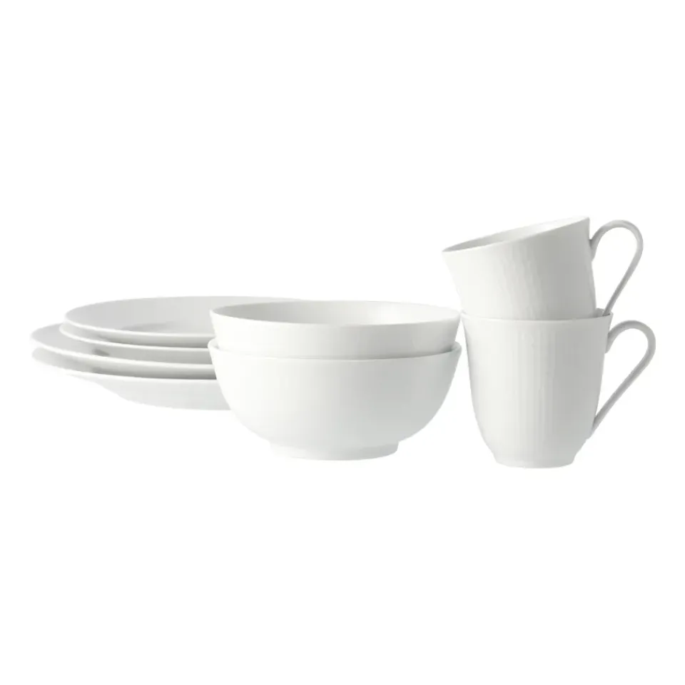 Rörstrand Swedish Grace starter set snow, 8 pcs White Best