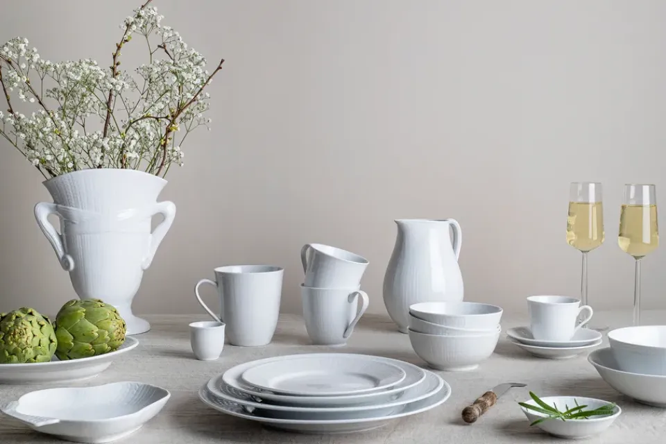 Rörstrand Swedish Grace starter set snow, 8 pcs White Best